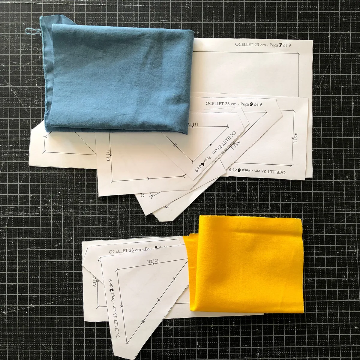 Sort the templates by fabric: foundation paper piecing tutorial, photo 1