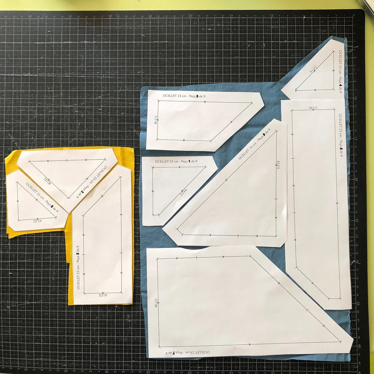 Cut the fabrics: foundation paper piecing tutorial, photo 1