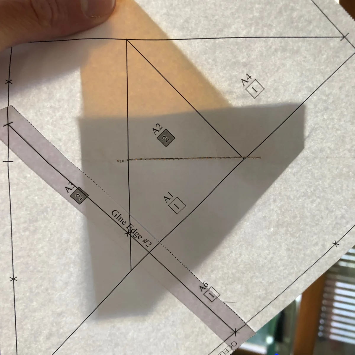 Stitch A1 to A2: foundation paper piecing tutorial, photo 5