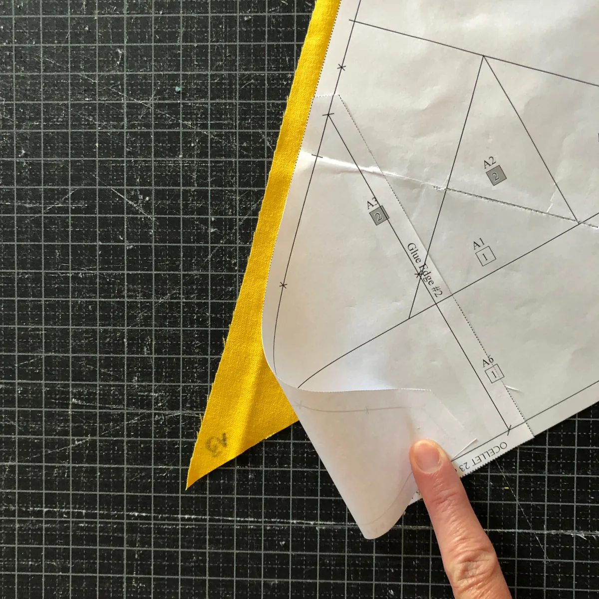 Place A3: foundation paper piecing tutorial, photo 1