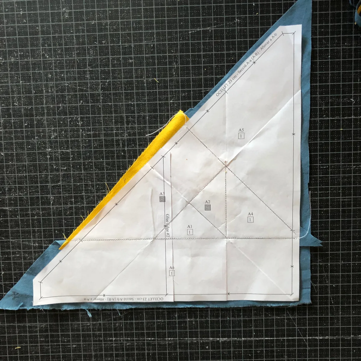 Finish Section A and Sew Section B: foundation paper piecing tutorial, photo 2